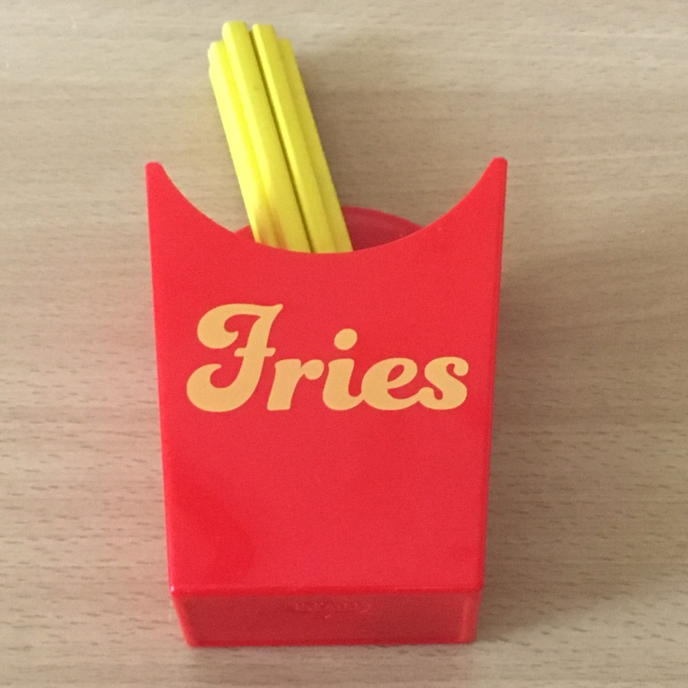 NPW 9 Pencil Holder Fries Desk Cup French Fry Case